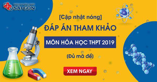 Đáp án đề thi Hóa học THPT Quốc gia 2019 đầy đủ 24 mã đề