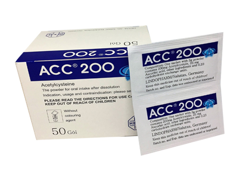 Hướng dẫn liều lượng thuốc ACC-200® điều trị bệnh