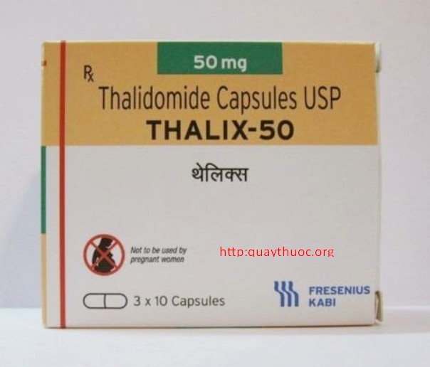 Hướng dẫn về liều dùng thuốc Thalidomide điều trị bệnh