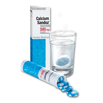 Calcium Sandoz 500 – Công dụng & Liều dùng tương ứng