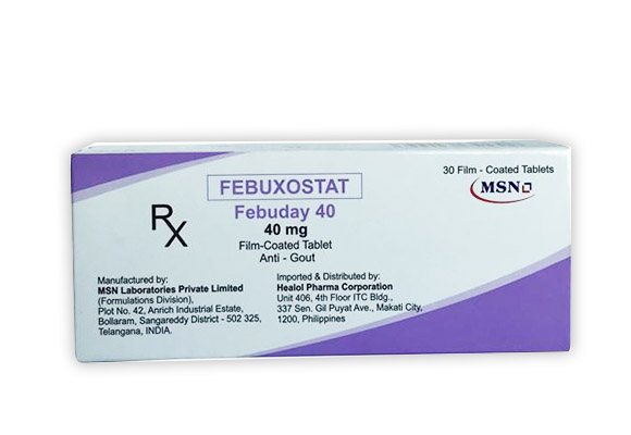 Lưu ý khi dùng thuốc Febuday trong điều trị bệnh Gout