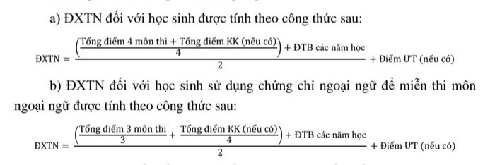 Không còn quy định điểm trung bình năm ở TT 22