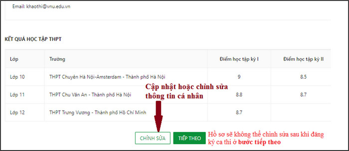 Hướng dẫn đăng ký tài khoản thi Đánh giá năng lực ĐHQG Hà Nội
