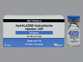 Hydralazine được chỉ định liều dùng điều trị bệnh như thế nào? 1