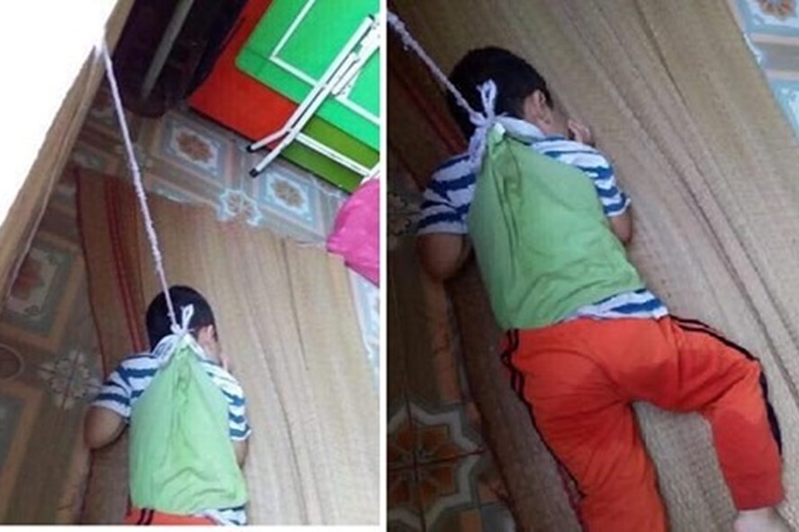 Làm rõ vụ việc bé trai bị buộc vào cửa sổ tại trường Mầm non ở Nam Định 1