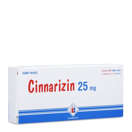 Tổng hợp những thông tin liên quan đến thuốc Cinnarizin 1