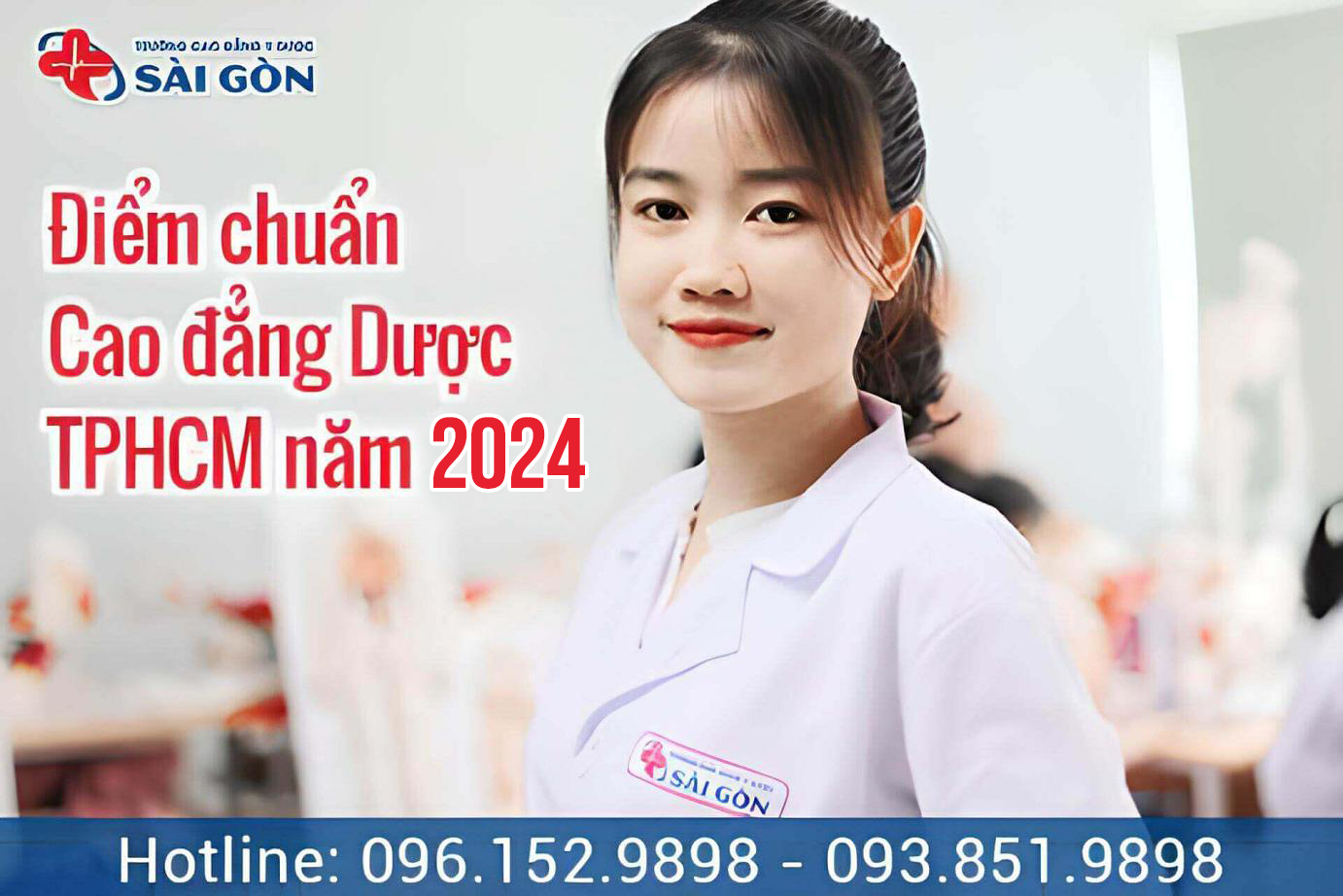 Điểm chuẩn Cao Đẳng Y Dược Sài Gòn hệ chính quy năm 2024