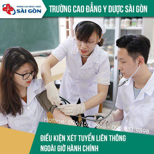 Điều kiện Liên thông Cao đẳng Y Dược Sài Gòn năm 2018 1