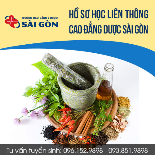 Hồ sơ học Li&ecirc;n th&ocirc;ng Cao đẳng Dược S&agrave;i G&ograve;n năm 2018
