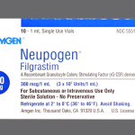 Hướng dẫn liều dùng thuốc Neupogen® tương ứng