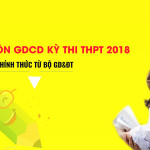 Đáp án môn Giáo dục công dân chính thức của Bộ GD&ĐT kỳ thi THPT Quốc Gia 2018