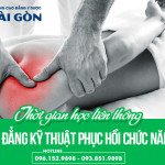 Liên thông Cao đẳng Phục hồi chức năng Sài Gòn 2018