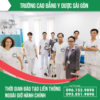 Thời gian đào tạo Liên thông Cao đẳng Y dược Sài Gòn bao lâu?