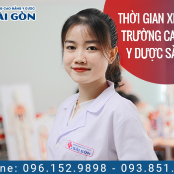 Thời gian nộp hồ sơ xét tuyển trường Cao Đẳng Y Dược Sài Gòn năm 2025