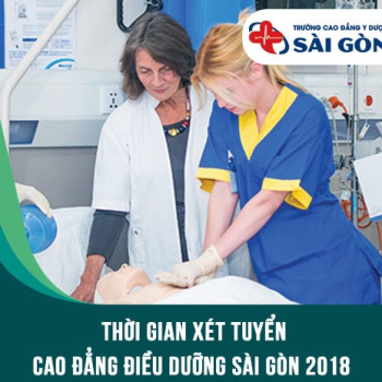 Thông báo thời gian nhận hồ sơ Cao đẳng Điều dưỡng Sài Gòn năm 2024